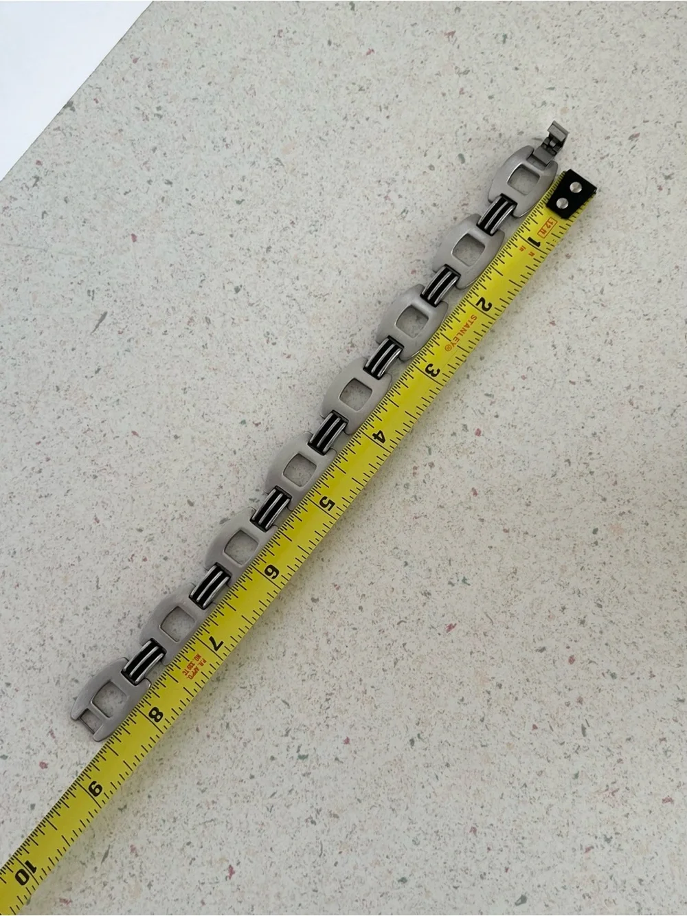 Men’s 8.5” Stainless Steel Heavy Link Bracelet